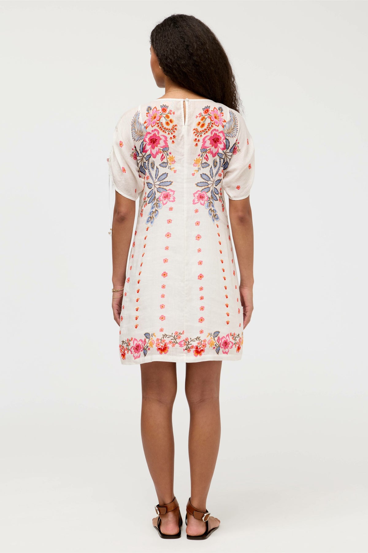 RUCHED SLEEVE DRESS - Johnny Was Recommended