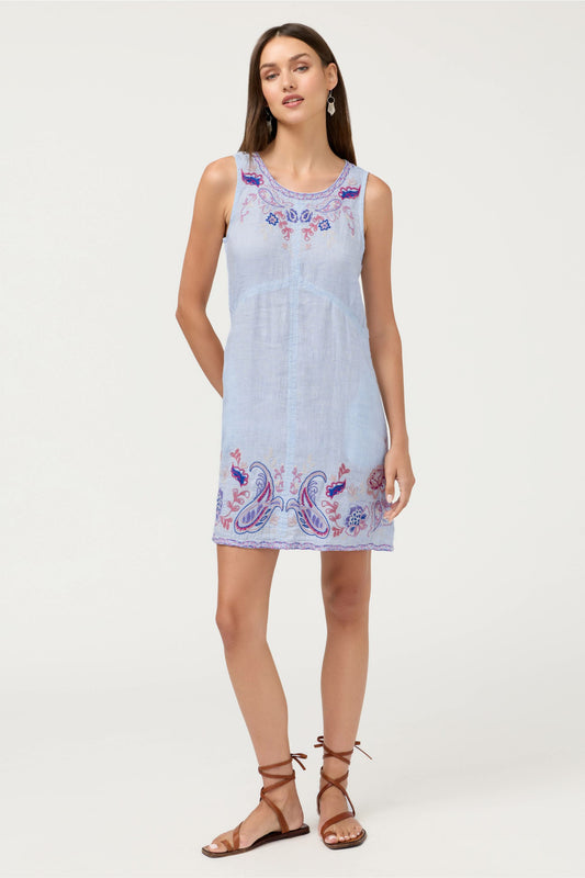 CHEVRON TANK DRESS - Johnny Was Trending
