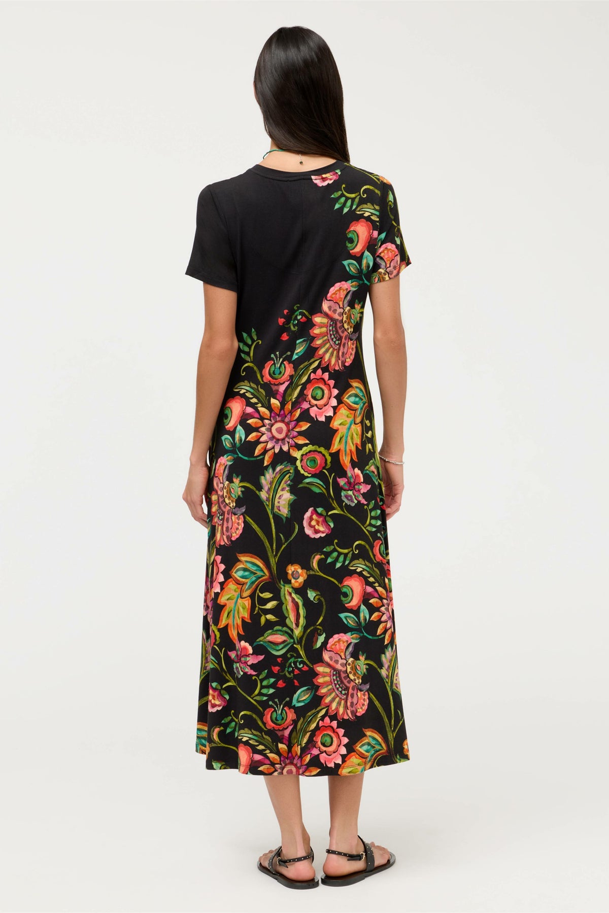 THE JANIE FAVORITE V-NECK CAP SLEEVE DRESS - Johnny Was Best Seller