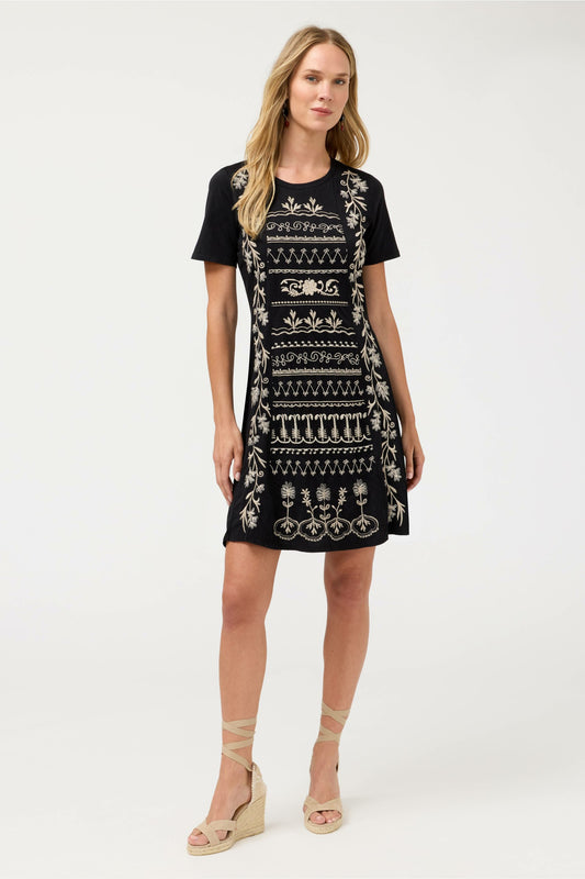 SEAMED KNIT DRESS - Johnny Was Signature
