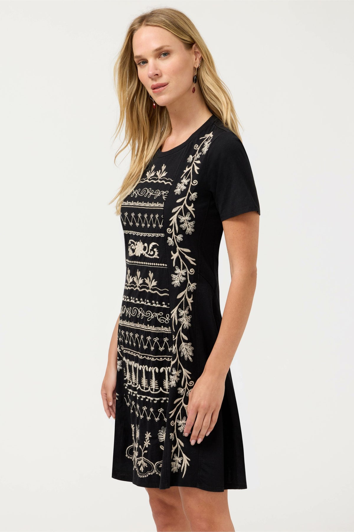 SEAMED KNIT DRESS - Johnny Was Signature