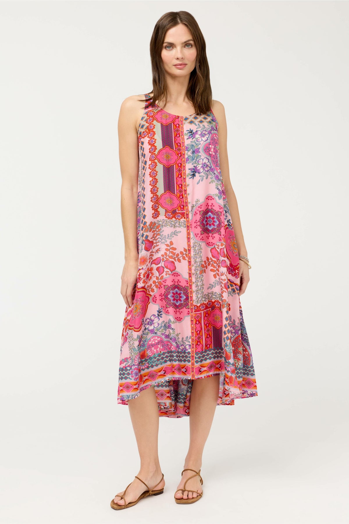 DORNAZ SCOOP NECK DRESS - Johnny Was New
