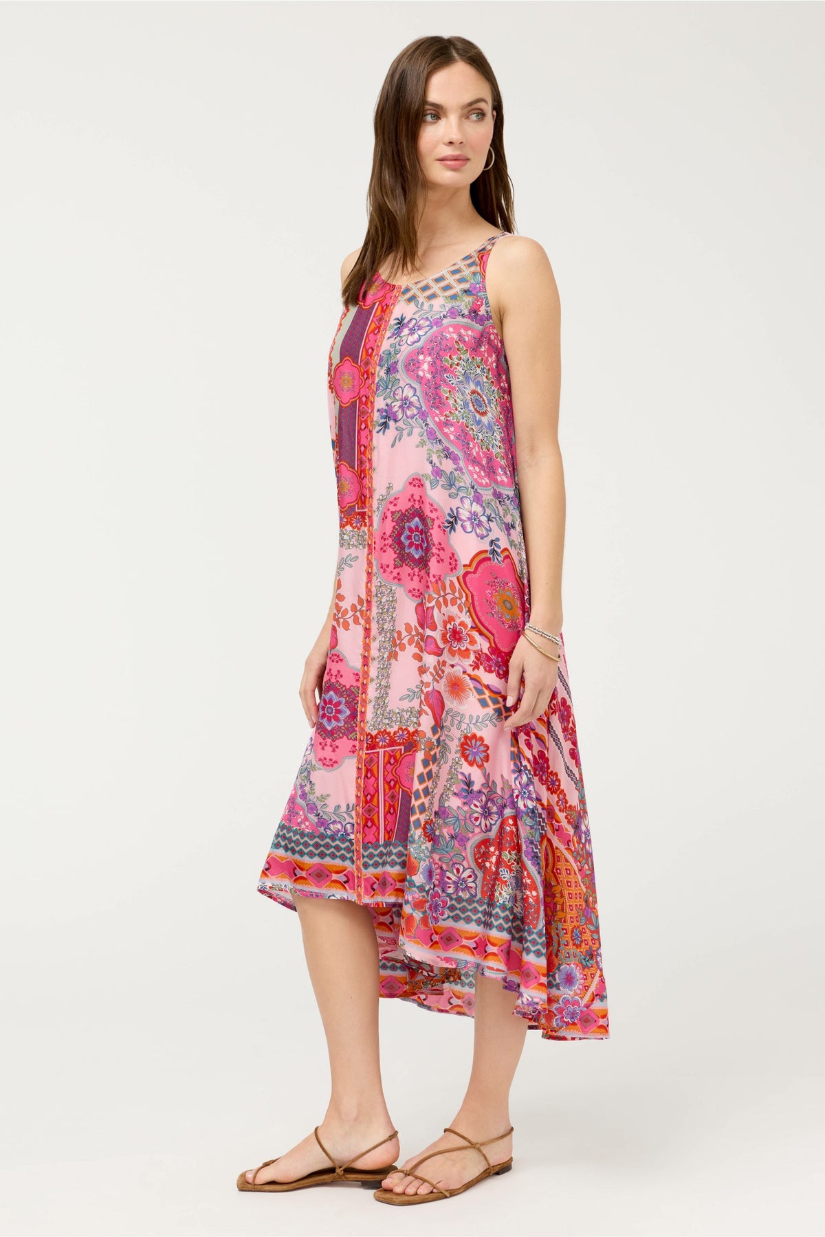 DORNAZ SCOOP NECK DRESS - Johnny Was New
