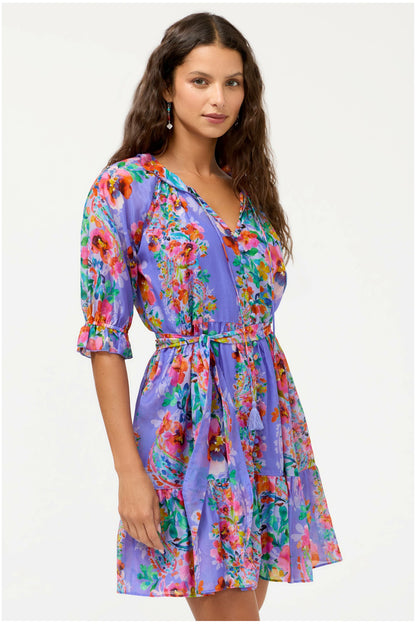 SUZY TIERED MINI DRESS - Johnny Was Best Seller
