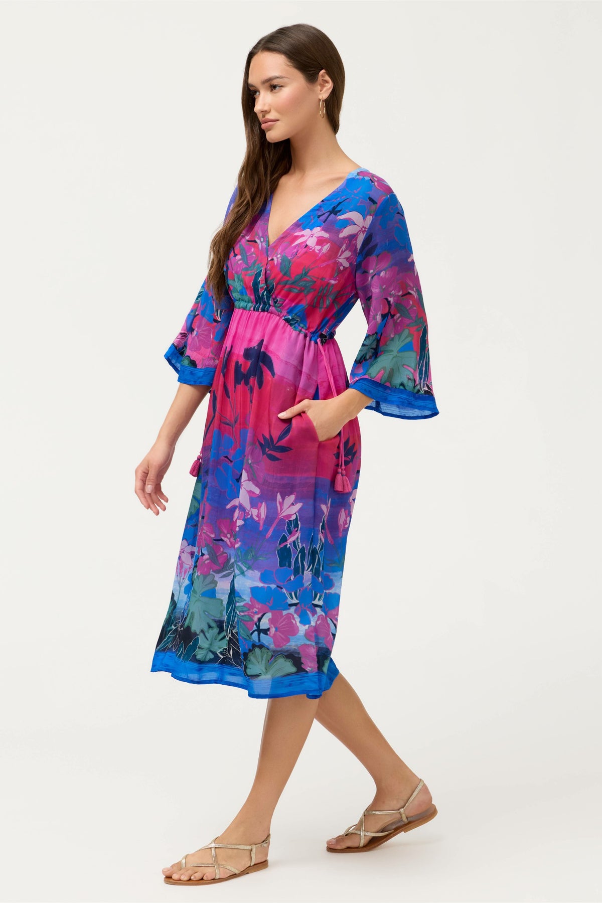 MIDI NEKANEH DRESS - Johnny Was Best Seller