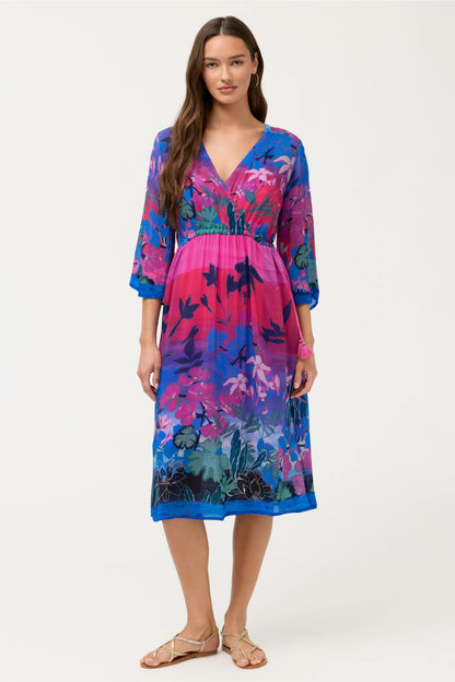 MIDI NEKANEH DRESS - Johnny Was Best Seller