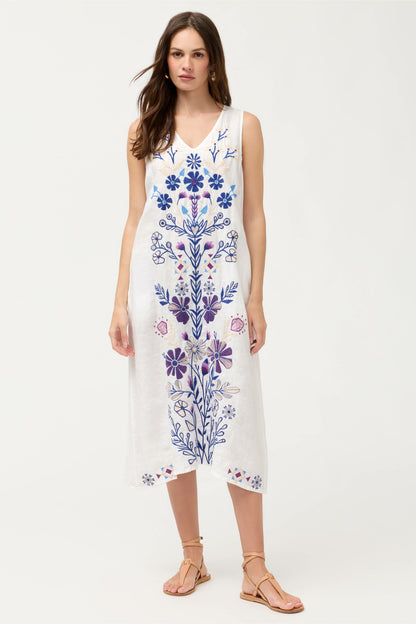 LINEN TANK DRESS - Johnny Was Featured
