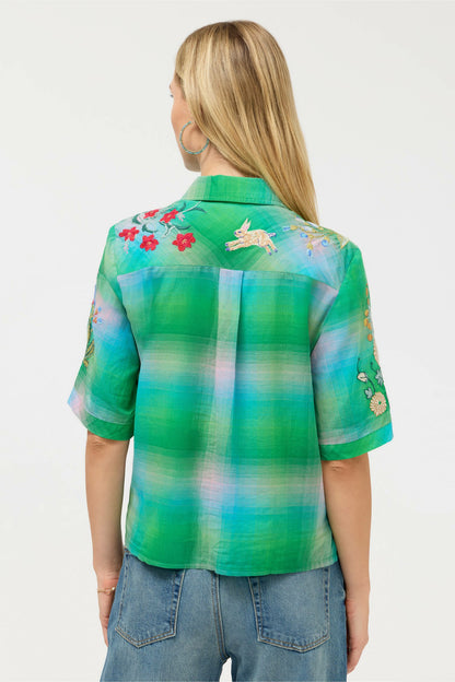 RELAXED KIMONO SHIRT - Johnny Was Signature
