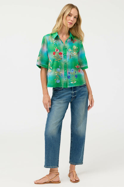 RELAXED KIMONO SHIRT - Johnny Was Signature