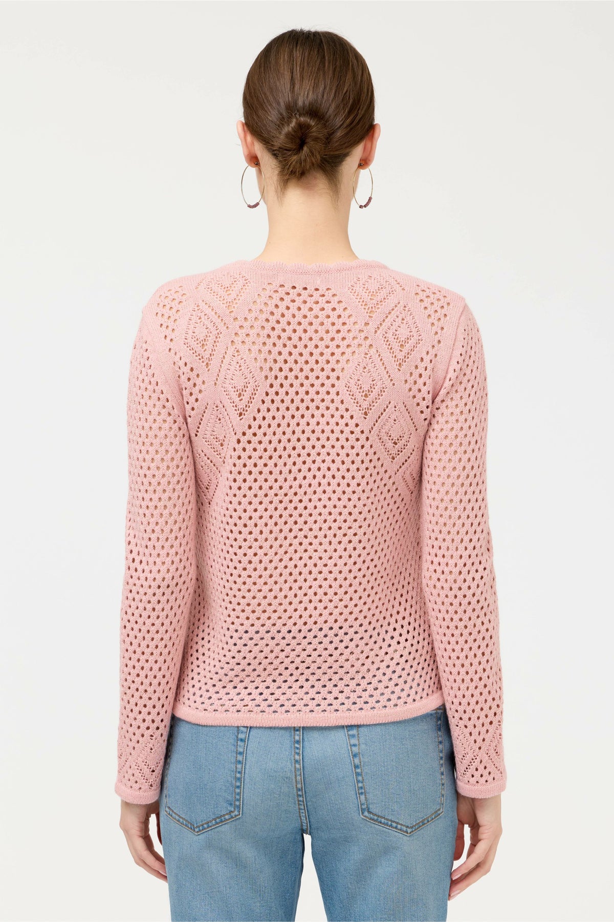 THE METALLIC DIAMOND KNIT PULLOVER - Johnny Was New
