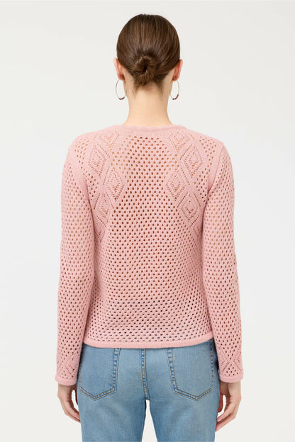 THE METALLIC DIAMOND KNIT PULLOVER - Johnny Was New