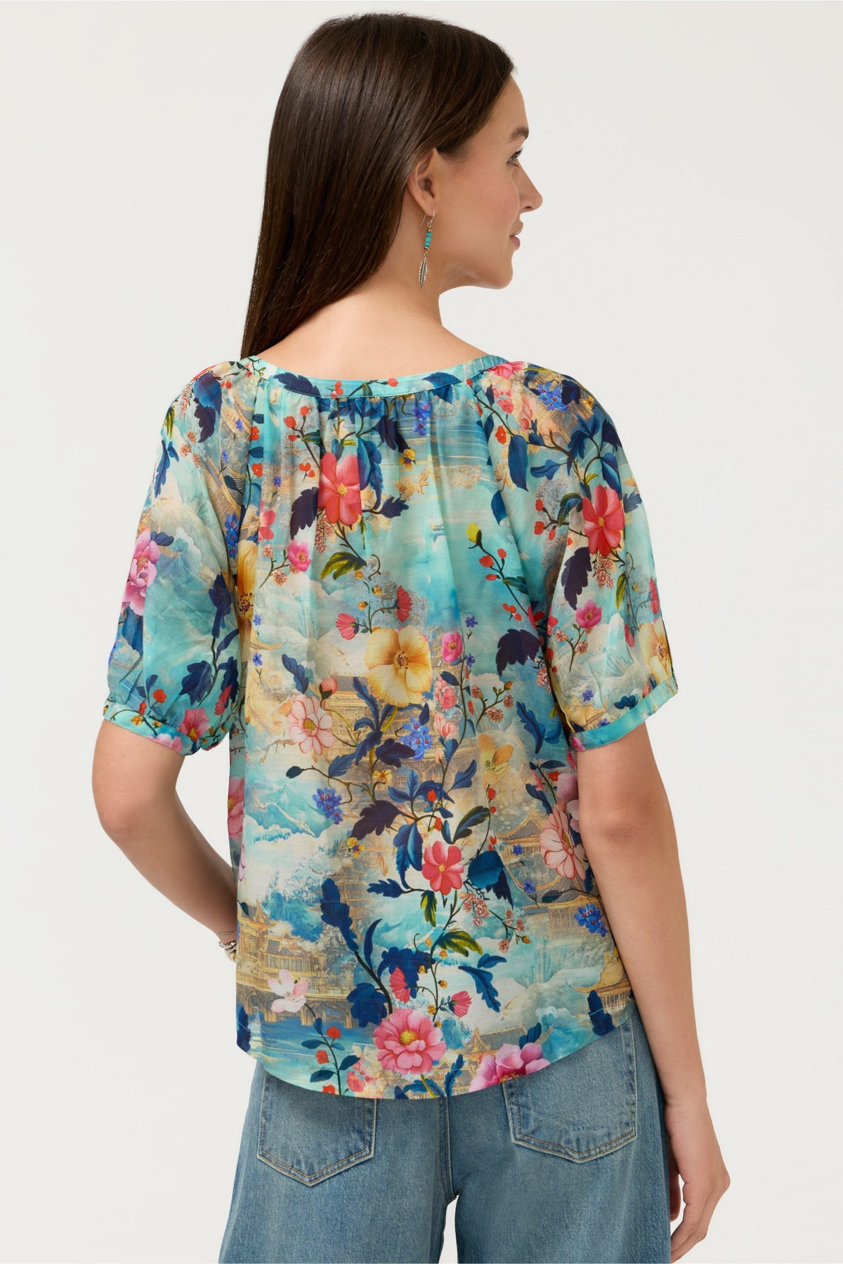 AVAH BUTTON DOWN SHIRT - Johnny Was Trending