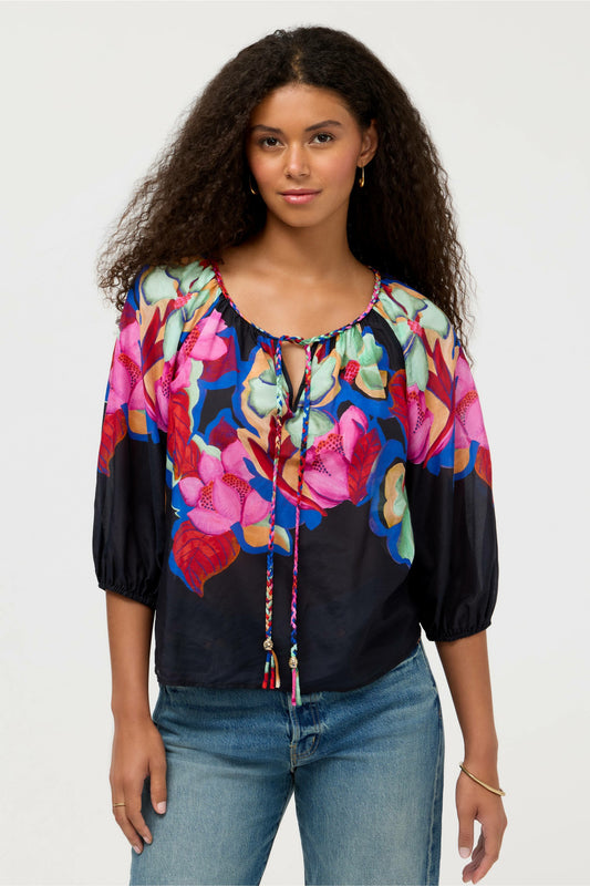 MONACO PEASANT BLOUSE - Johnny Was Best Seller