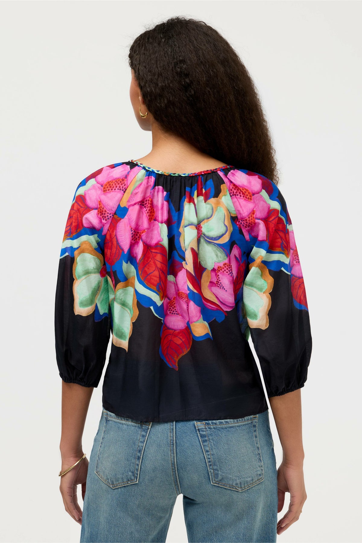 MONACO PEASANT BLOUSE - Johnny Was Best Seller