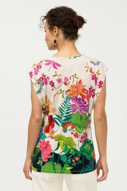 THE JANIE FAVORITE DEEP SCOOP TEE - Johnny Was Featured
