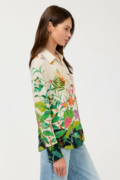 THE JANIE FAVORITE BUTTON FRONT SHIRT - Johnny Was Popular