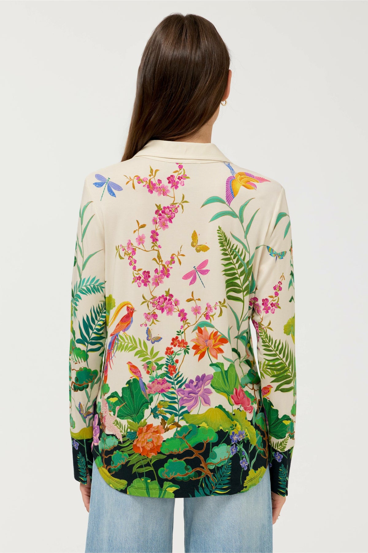 THE JANIE FAVORITE BUTTON FRONT SHIRT - Johnny Was Popular