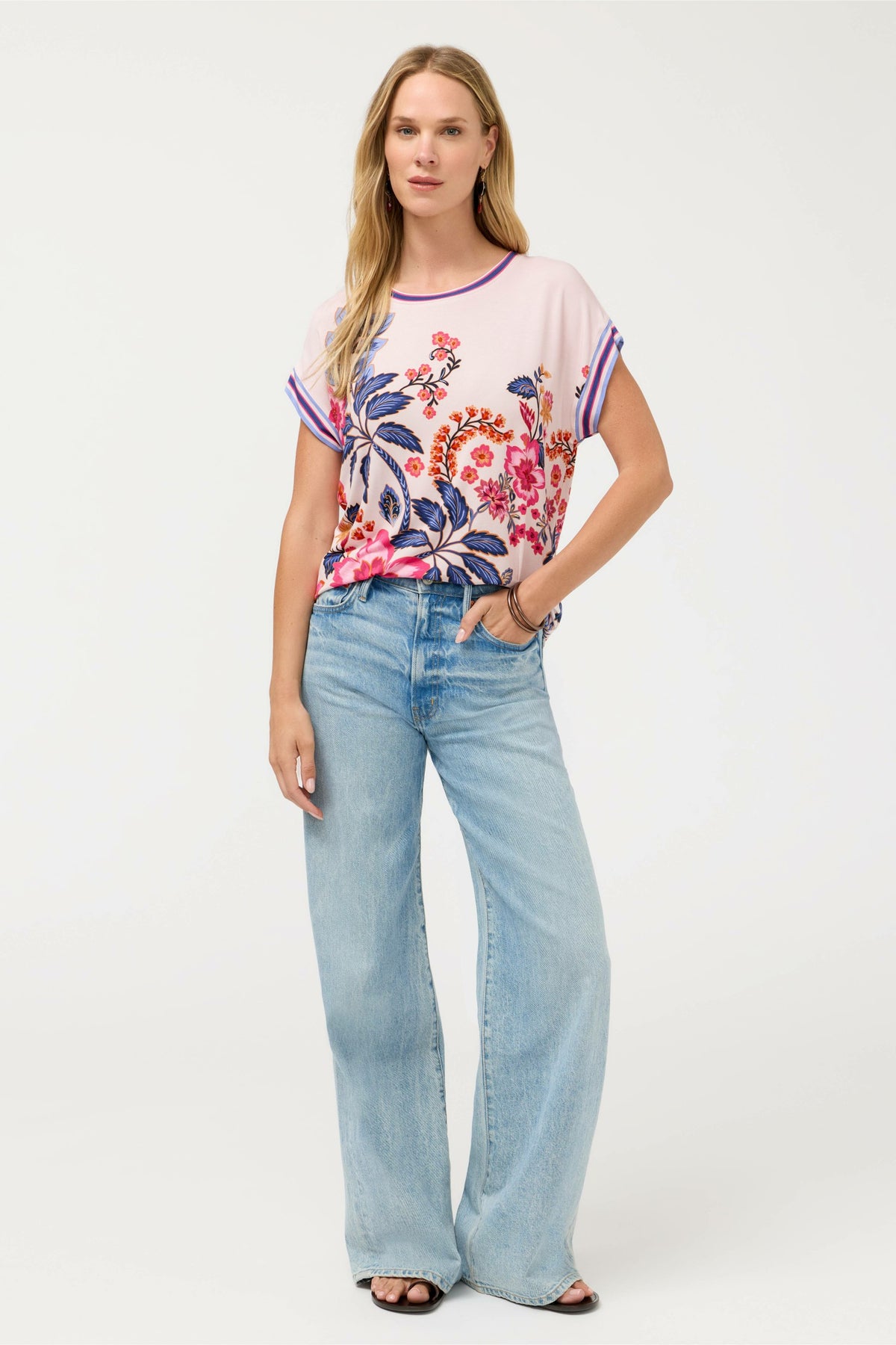 THE JANIE FAVORITE RELAXED TEE - Johnny Was Recommended