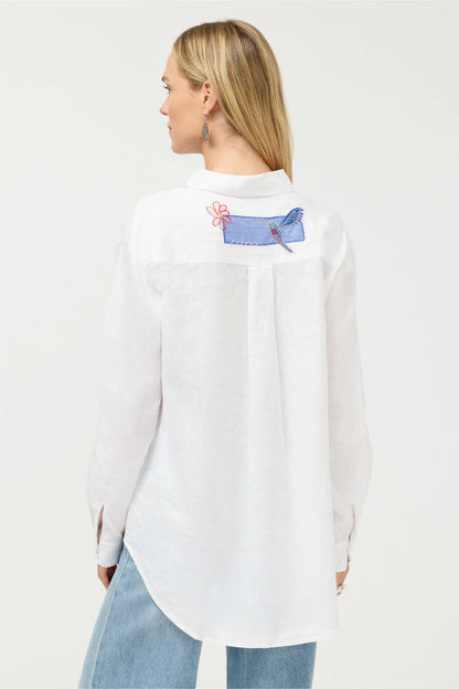 JW X ASHLEY PERCIVAL OVERSIZED SHIRT - Johnny Was Signature