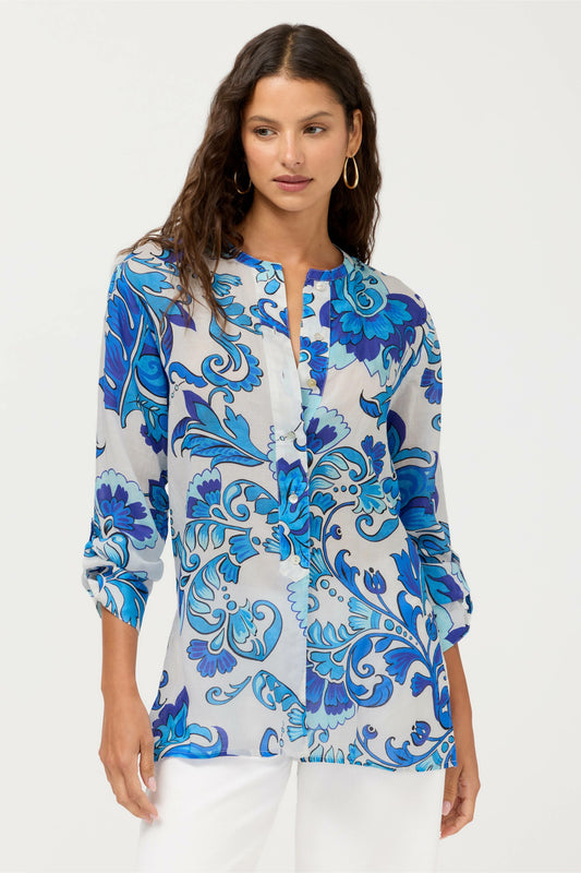 HENLEY POPOVER TUNIC - Johnny Was Featured