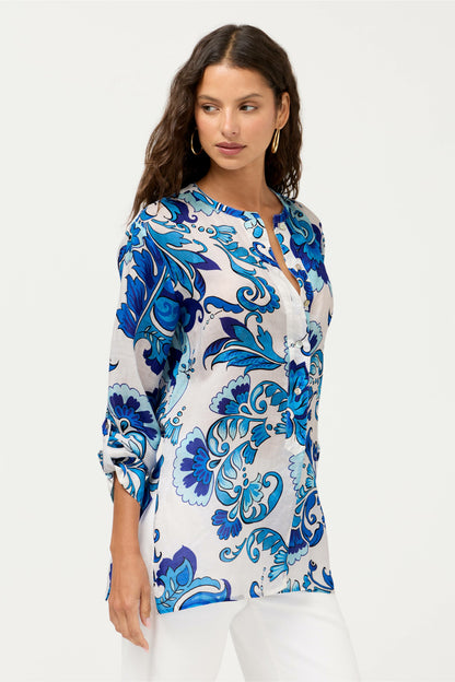 HENLEY POPOVER TUNIC - Johnny Was Featured