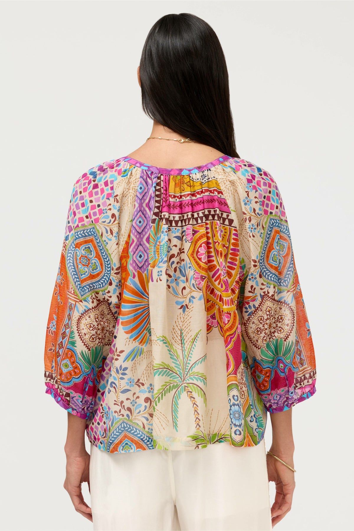 MICHAELLA PEASANT BLOUSE - Johnny Was Trending