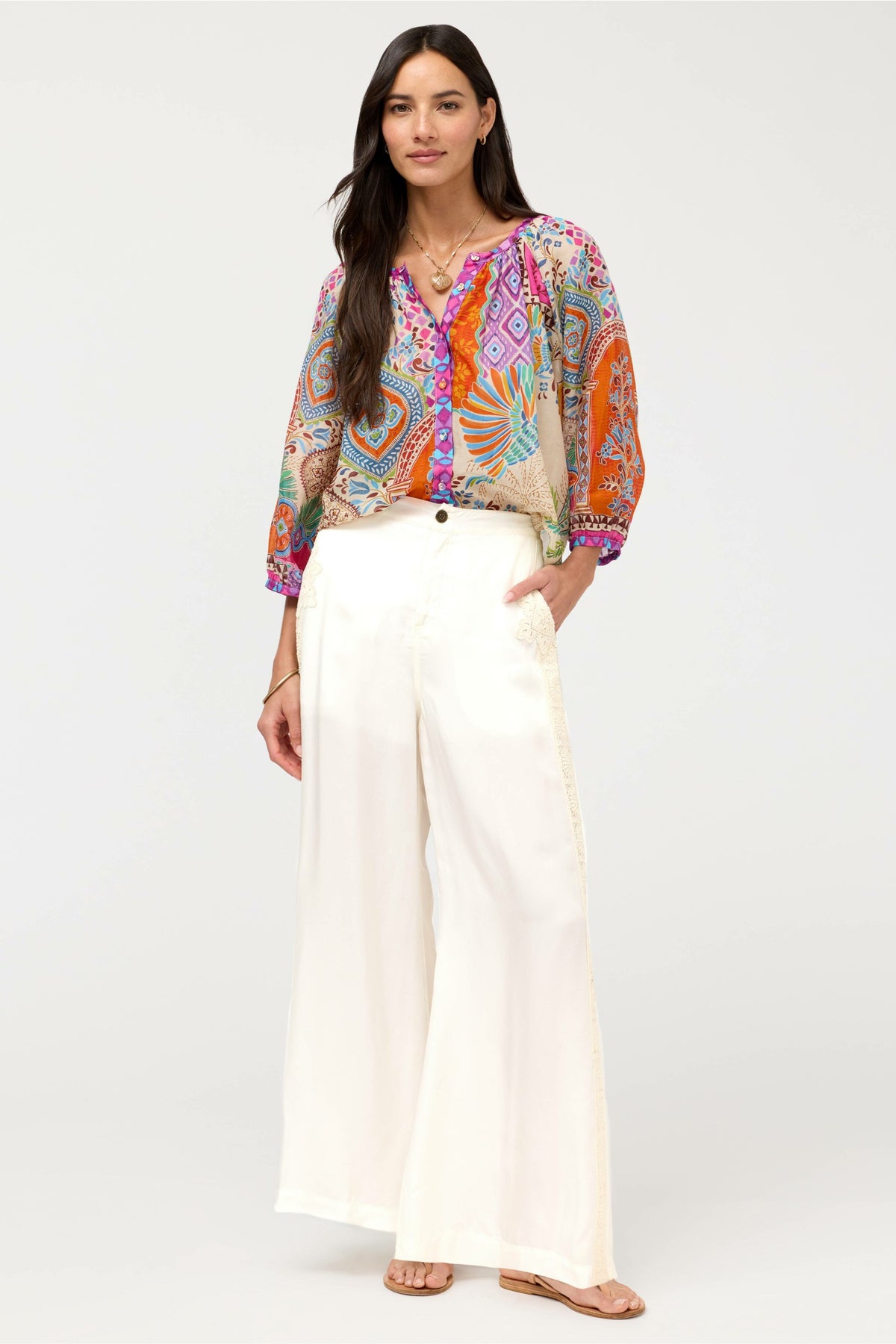 MICHAELLA PEASANT BLOUSE - Johnny Was Trending