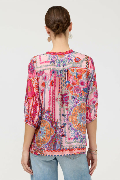 VACANZA BLOUSE - Johnny Was Best Seller