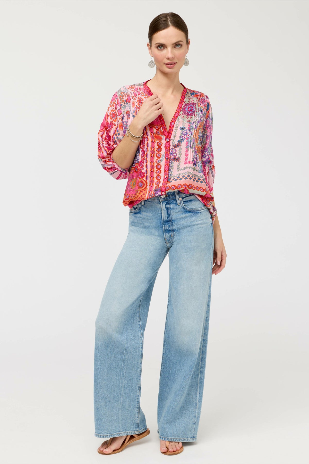VACANZA BLOUSE - Johnny Was Best Seller