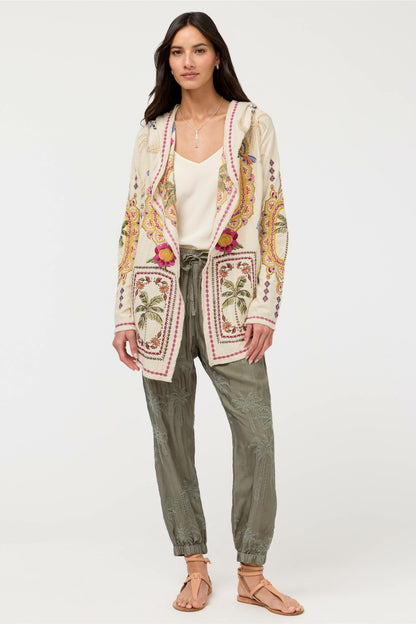 BIYA SHORT HOODIE - Johnny Was New