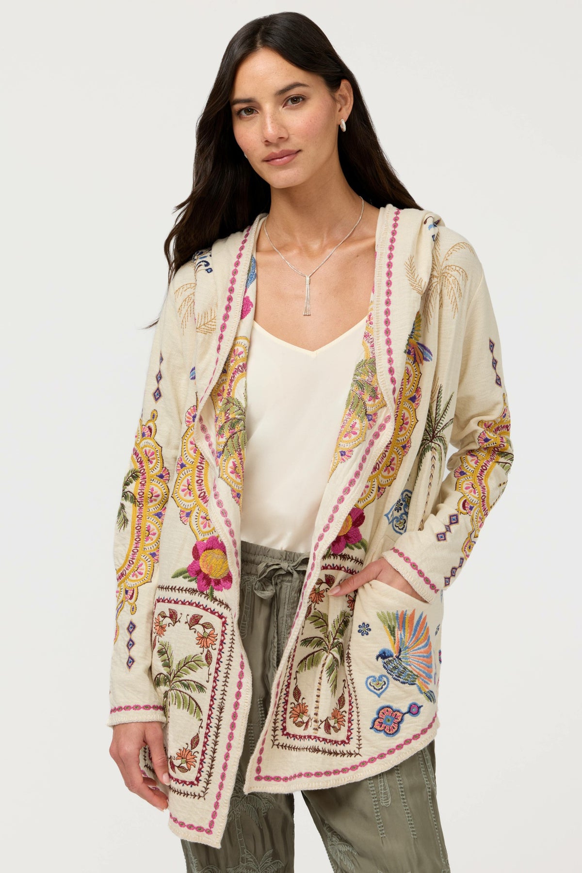 BIYA SHORT HOODIE - Johnny Was New