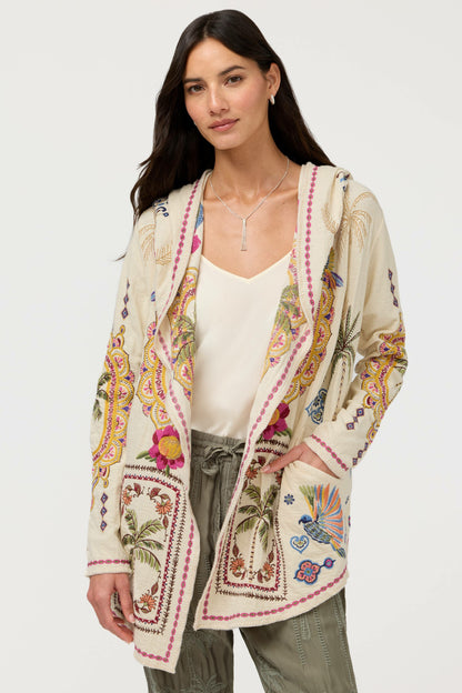BIYA SHORT HOODIE - Johnny Was New