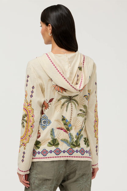BIYA SHORT HOODIE - Johnny Was New