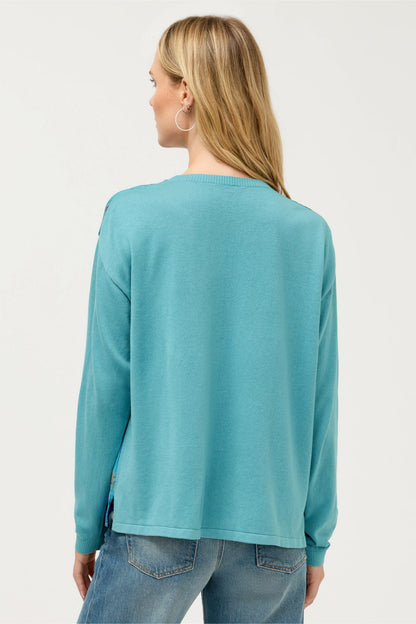 THE PRINTED DROP SHOULDER PULLOVER - Johnny Was Recommended