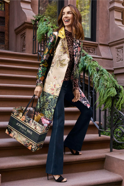 LIMITED EDITION JACQUARD COAT - Johnny Was Popular