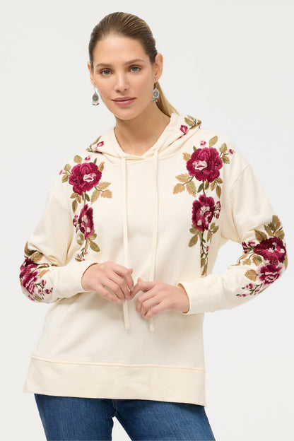 MEHDI HOODED SWEATSHIRT TUNIC - Johnny Was Best Seller