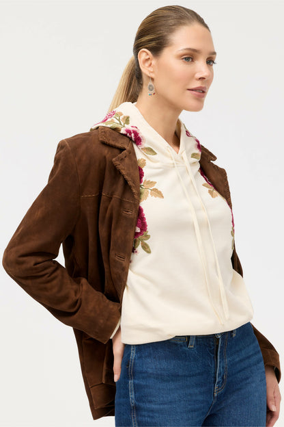 MEHDI HOODED SWEATSHIRT TUNIC - Johnny Was Best Seller