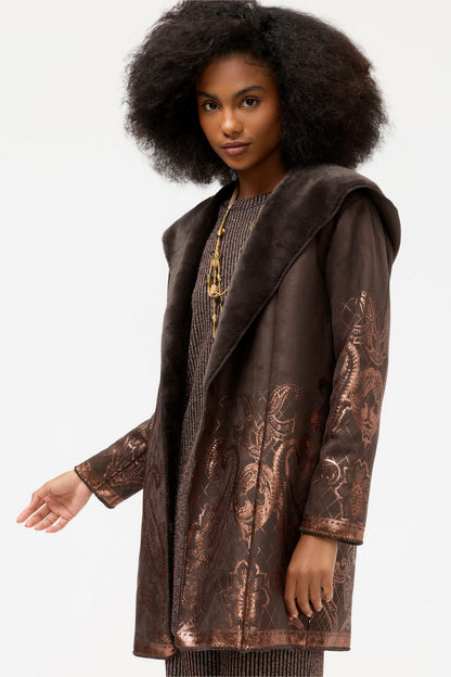 LASEI FAUX SUEDE FUR COAT - Johnny Was Recommended
