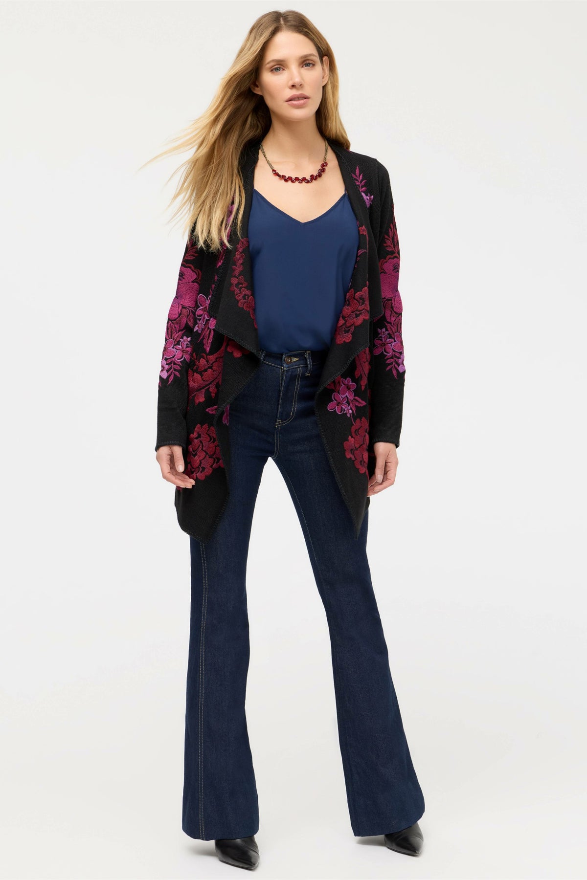 BIYA DRAPED SWEATER - Johnny Was Signature