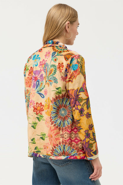 JOAN WRAP BINDED SHERPA JACKET - Johnny Was Best Seller