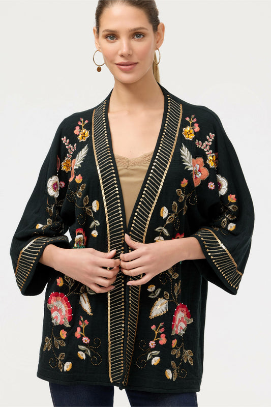 BIYA SHORT KIMONO - Johnny Was Featured