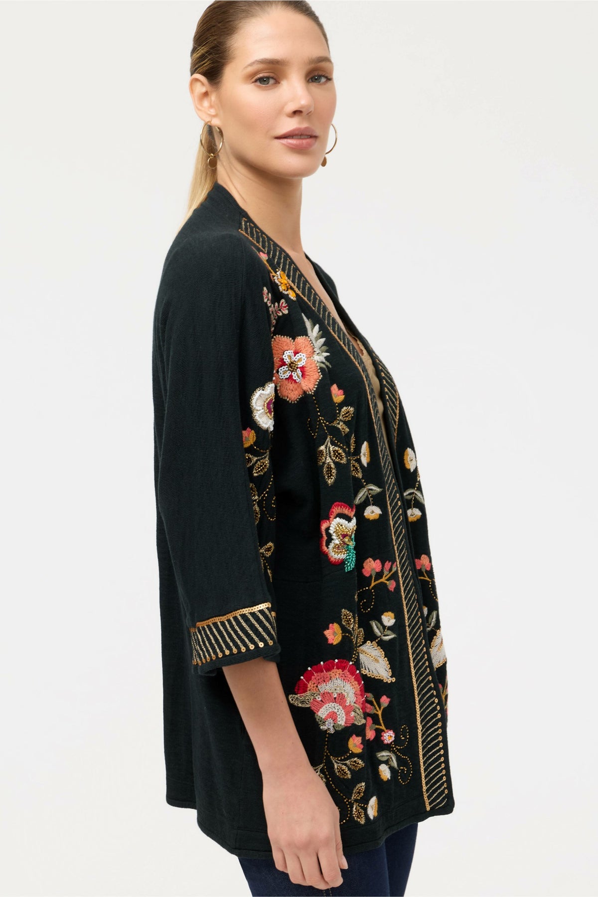 BIYA SHORT KIMONO - Johnny Was Featured