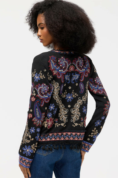 KATIUSKA SHORT FRINGE JACKET - Johnny Was Trending