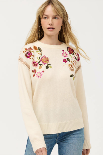 THE CREW NECK WHIPSTITCH PULLOVER - Johnny Was Best Seller