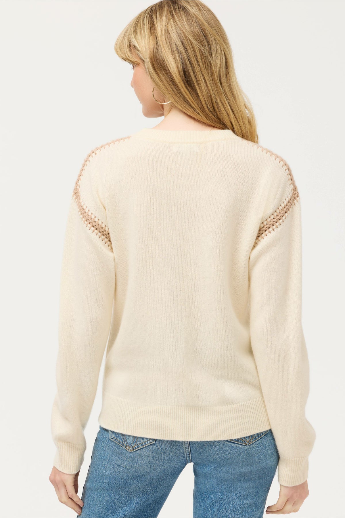 THE CREW NECK WHIPSTITCH PULLOVER - Johnny Was Best Seller
