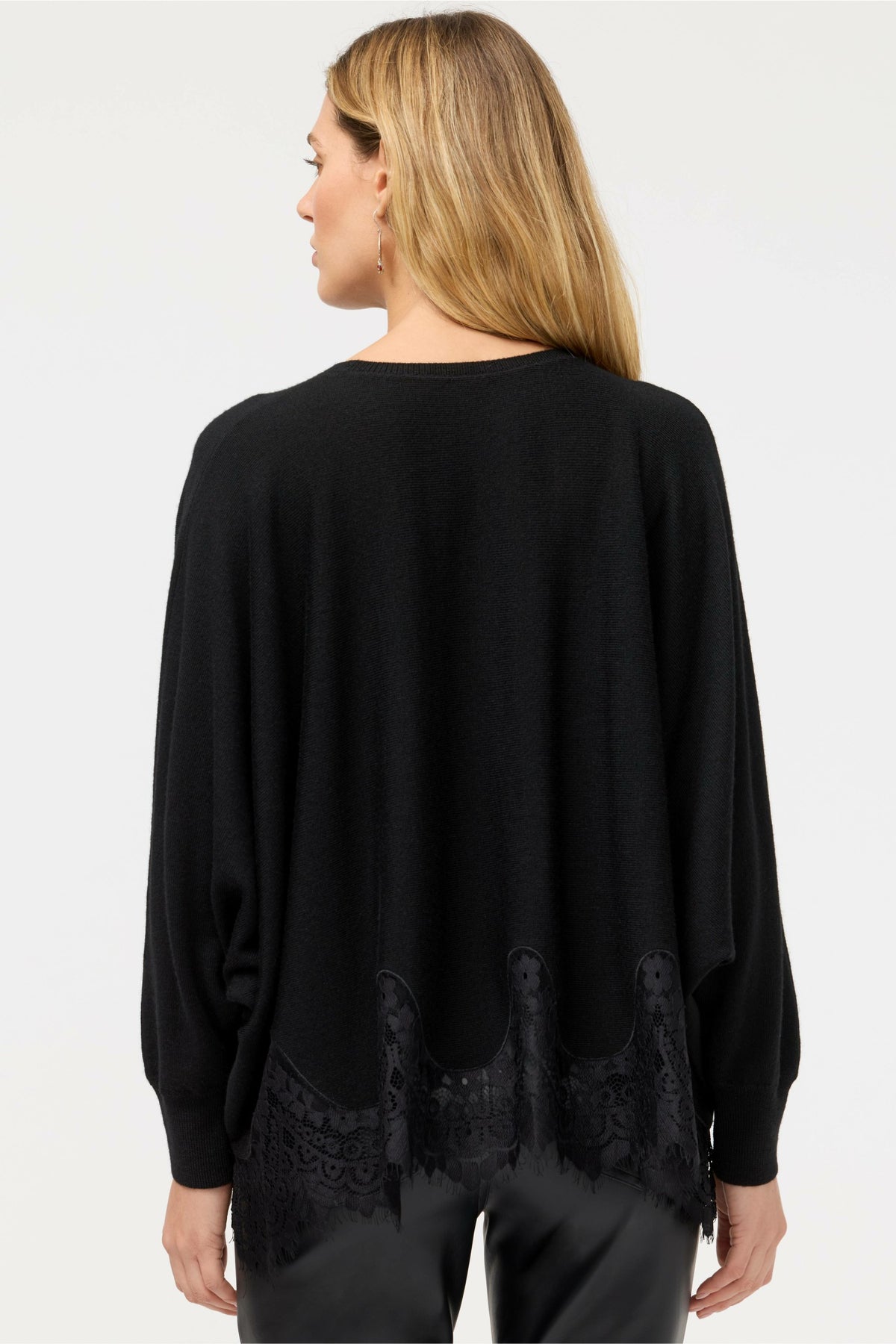 THE LACE OVERSIZED PULLOVER - Johnny Was Exclusive