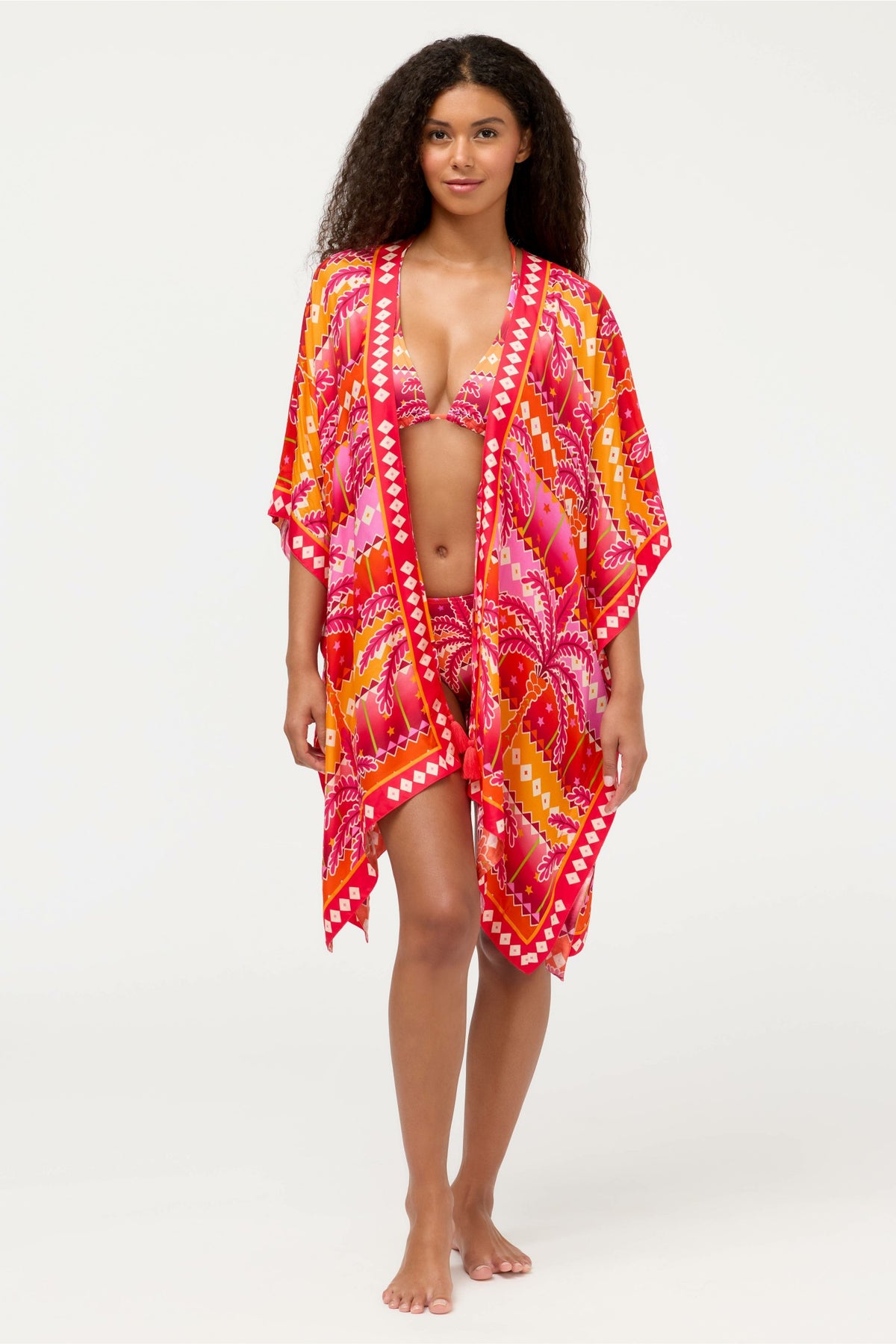 ZAHARA SHORT KIMONO - Johnny Was Featured