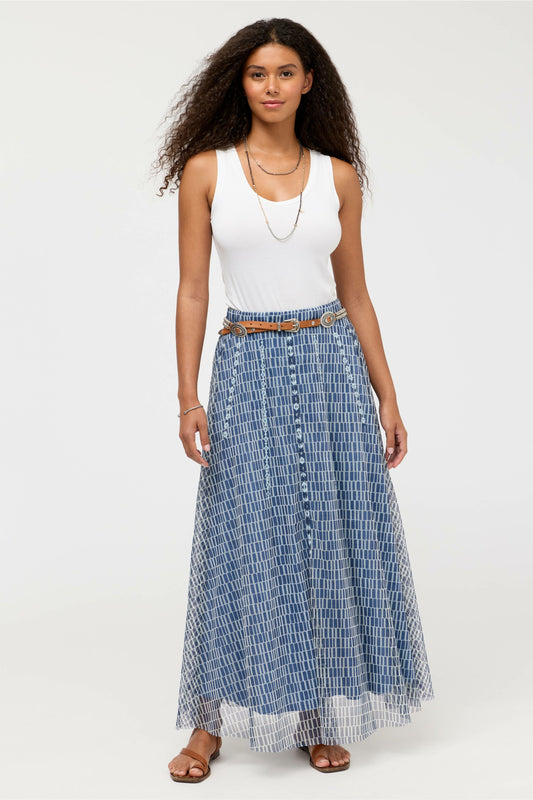 ELNORA MAXI SKIRT - Johnny Was Featured