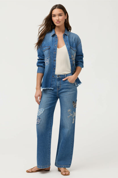 THE STRAIGHT WIDE LEG JEAN - Johnny Was Recommended