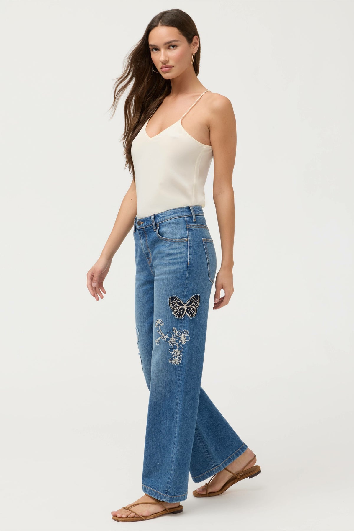 THE STRAIGHT WIDE LEG JEAN - Johnny Was Recommended